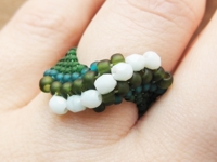 HowDidYouMakeThis Kris DeGraeve Beaded Ring